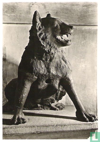 Bronze Bärin / Wolf