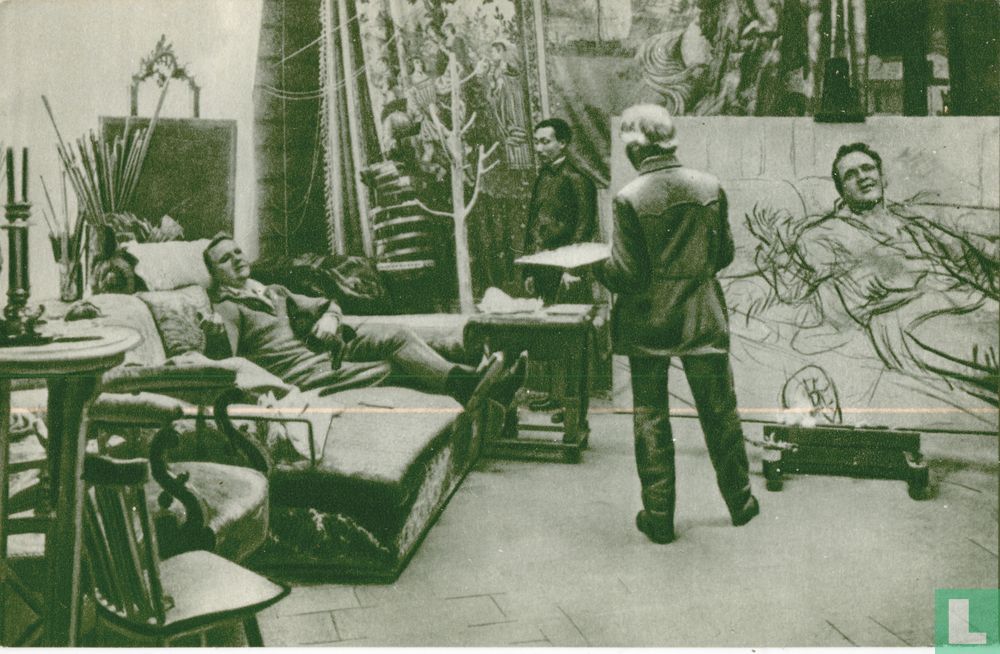 In het atelier