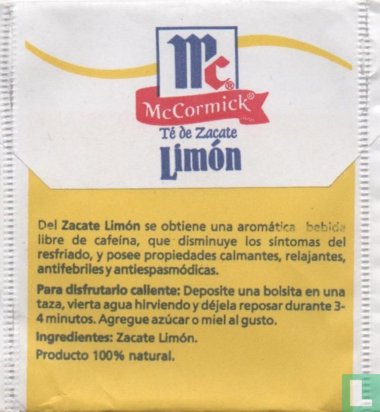 Té de Zacate Limón