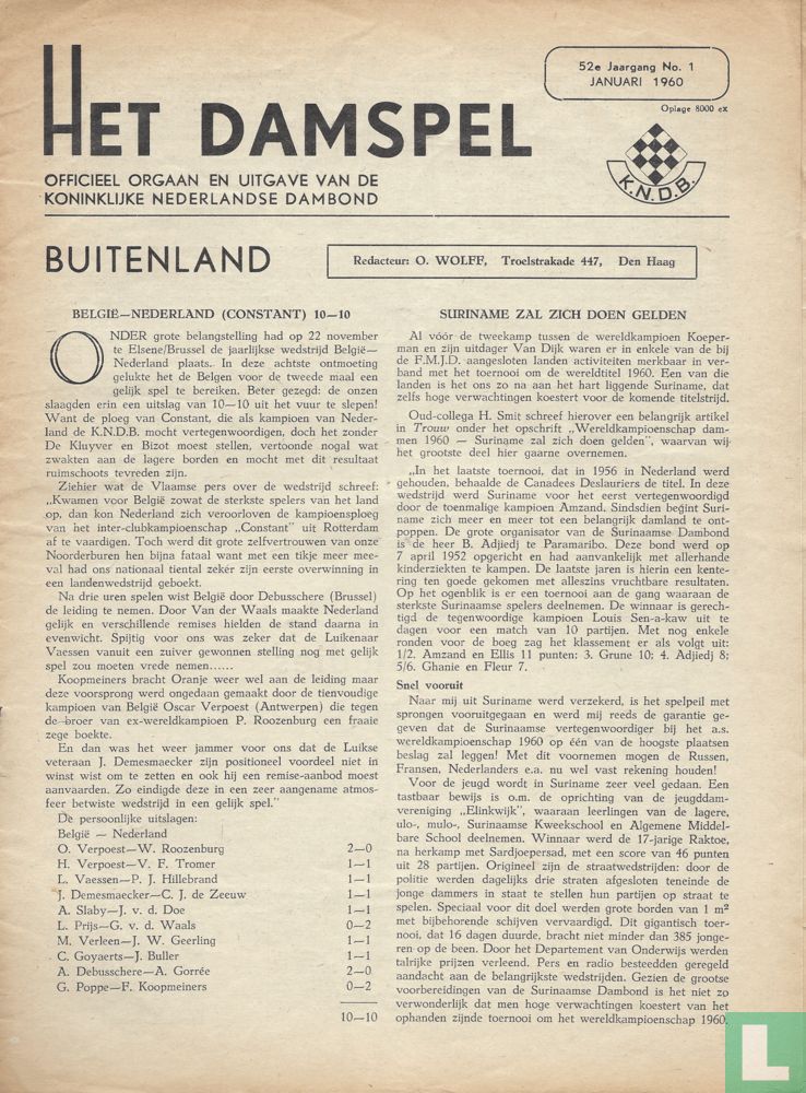 Het Damspel 1