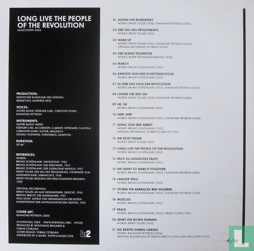 Long Live the Children of the Revolution