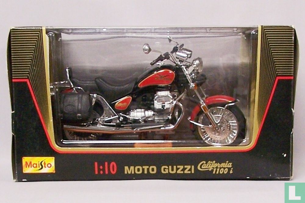 MOTTO GUZZI - CALIFORNIA 1100 MOTORCYCLE, MAISTO DIE CAST METAL FACTORY  1:10