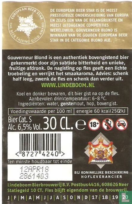 Gouverneur Blond 