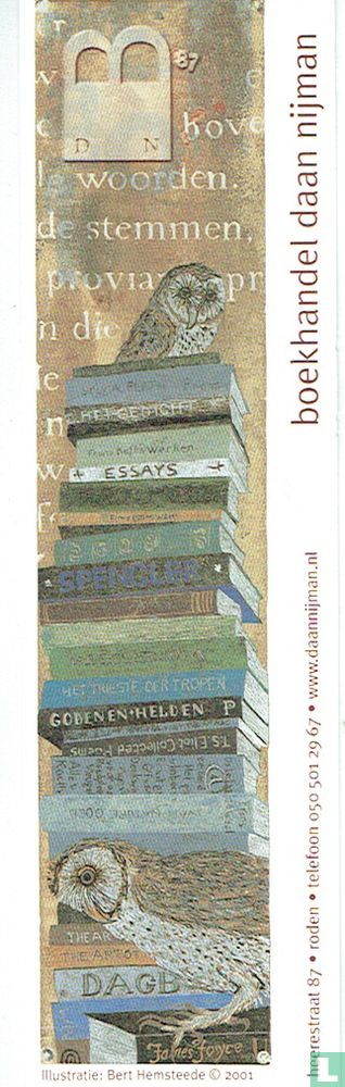 (Uil op boeken)