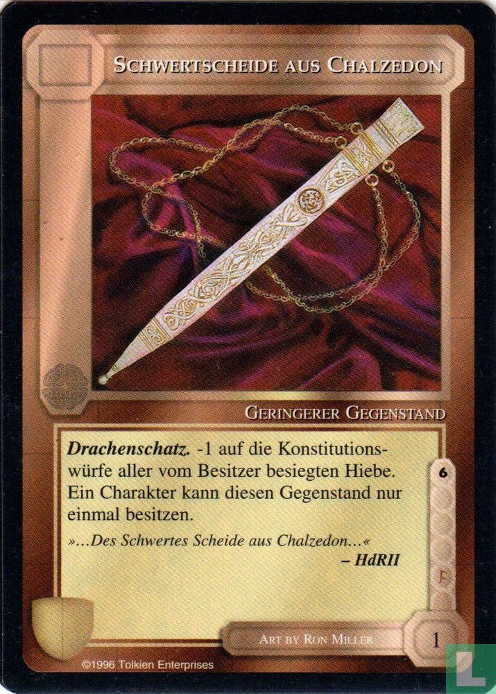 Schwertscheide aus Chalzedon
