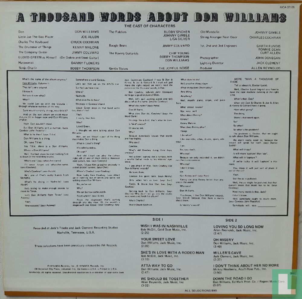 Don Williams - Volume Two