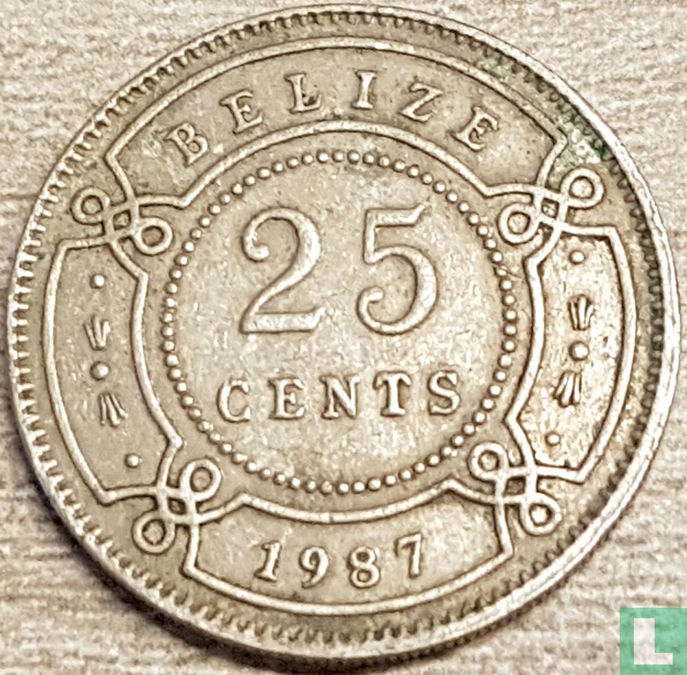 Belize 25 Cent 1987