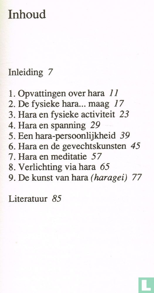 De weg van Hara