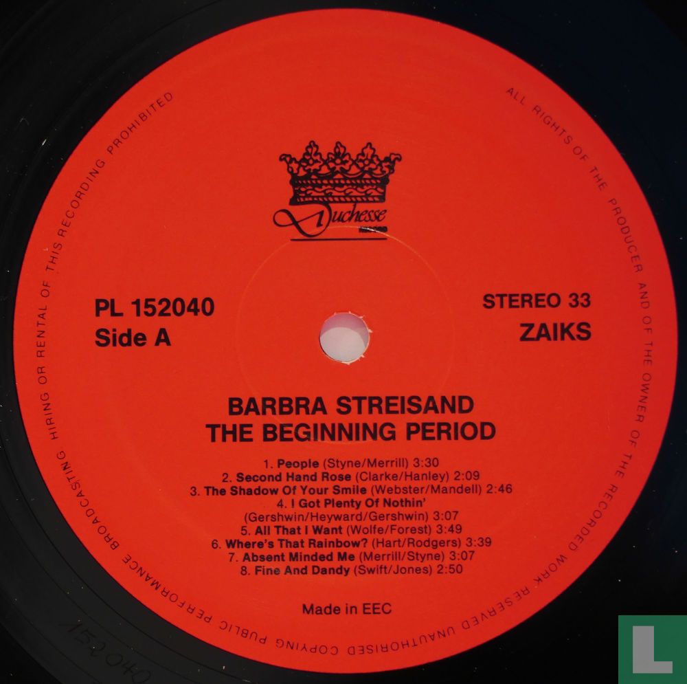 The Beginning Period