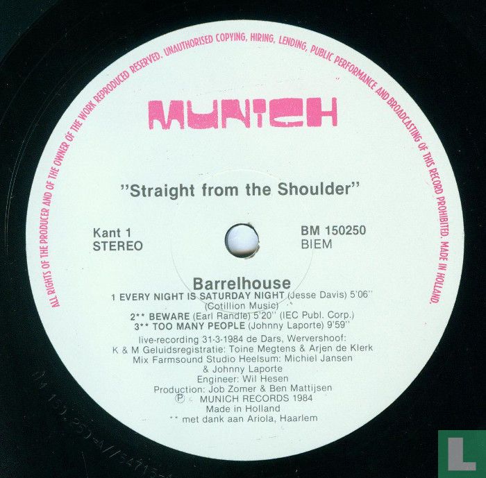 Straight from the Shoulder
