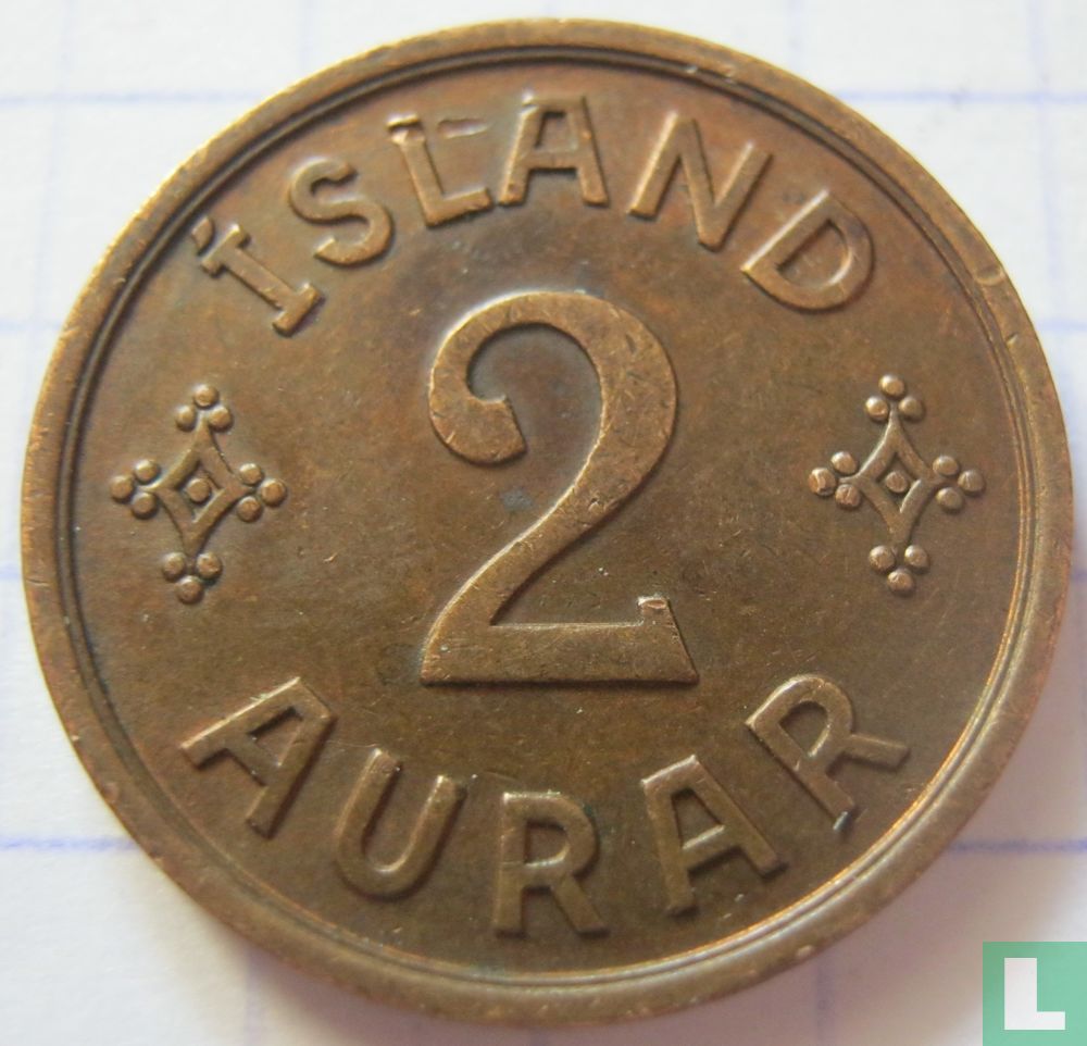 Islande 2 aurar 1942