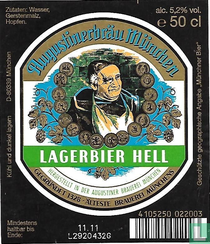 Augustinerbräu Lagerbier Hell