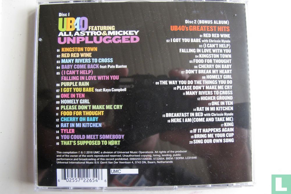UB40 featuring ali,Astro&Mickey UNPLUGGED