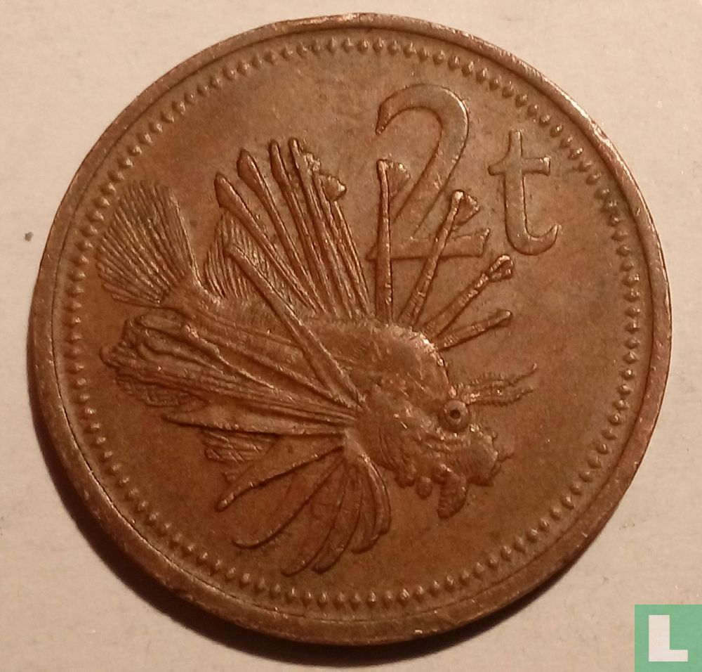 Papoea-Nieuw-Guinea 2 toea 1975 (zonder FM) KM# 2 (1975) - Papoea-Nieuw ...