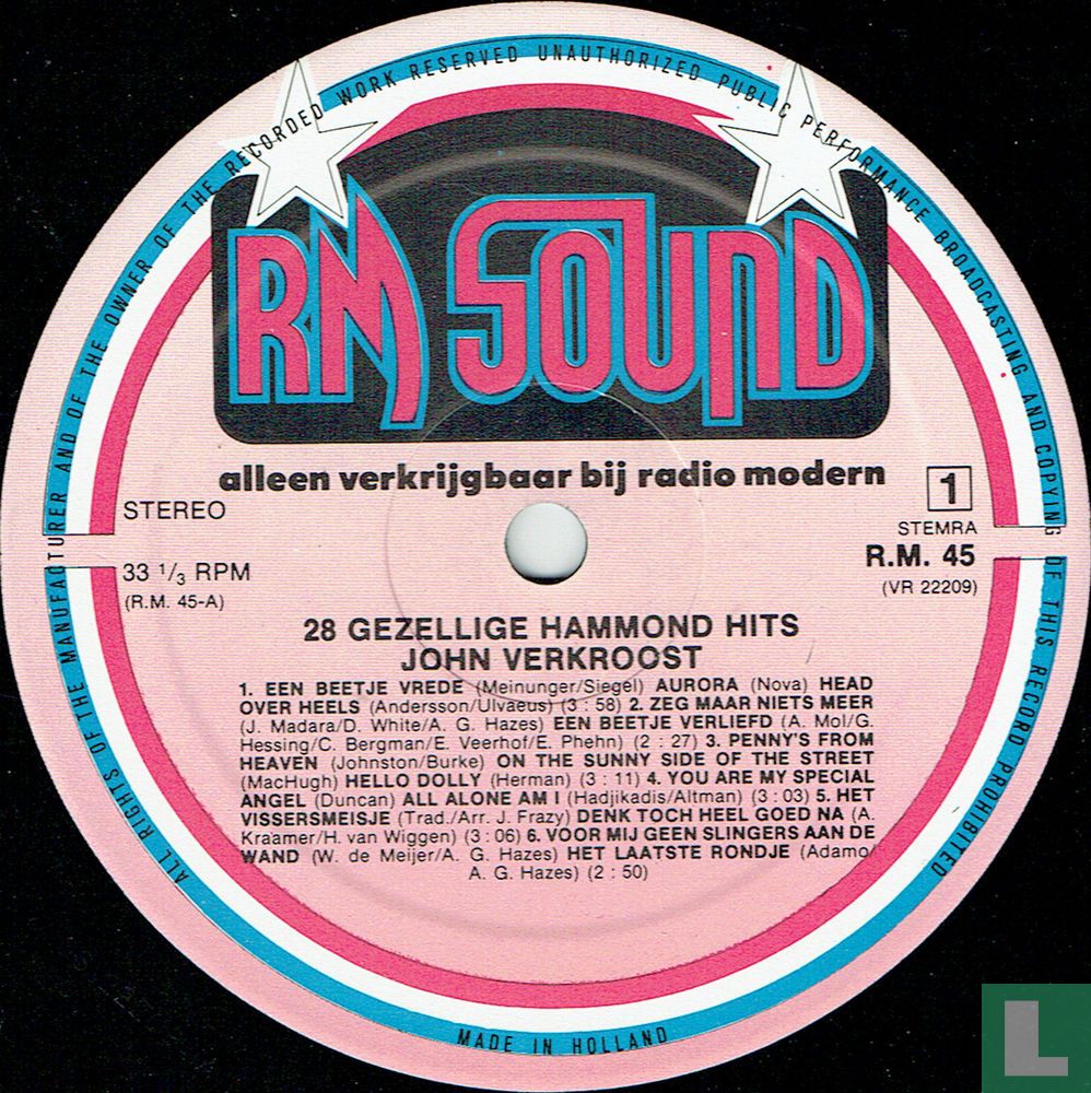 28 gezellige Hammond Hits