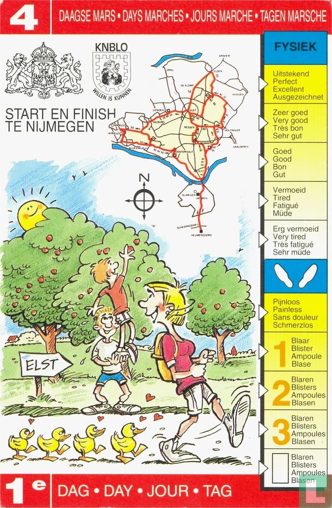 4 daagse mars 1e dag