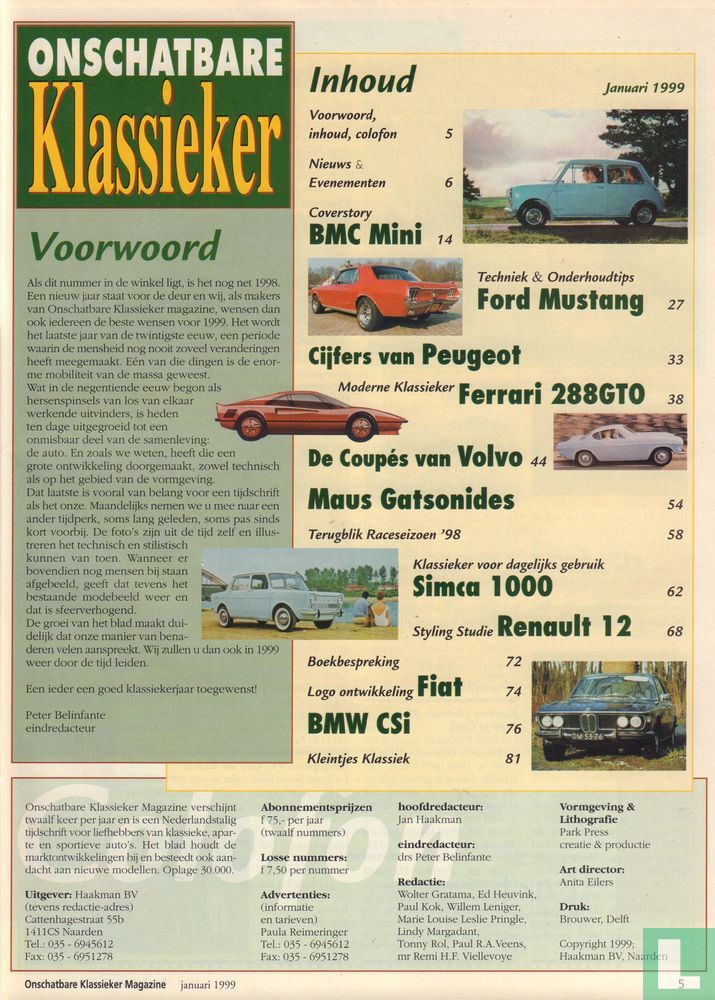 Onschatbare Klassieker 1