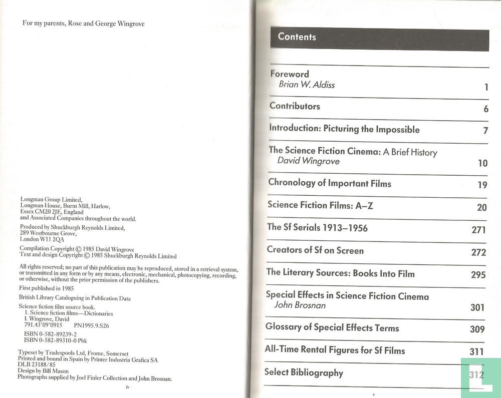 Science Fiction Film Source Book 
