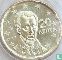 Grèce 20 cent 2017