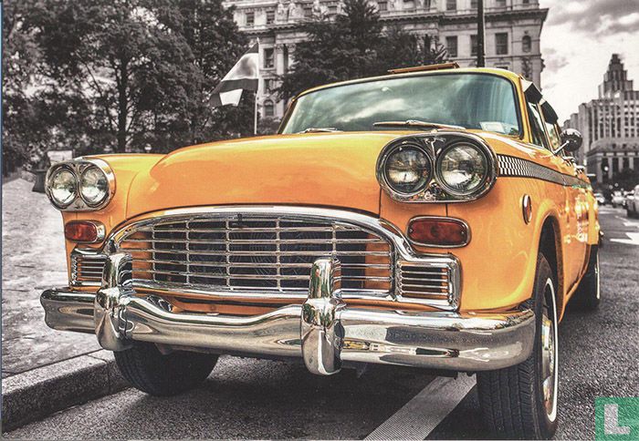 Vintage yellow cab