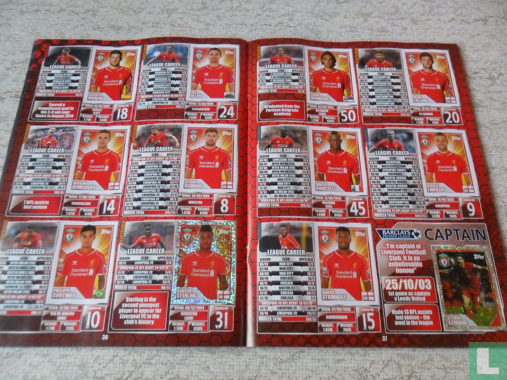 Topps Premier League 2015