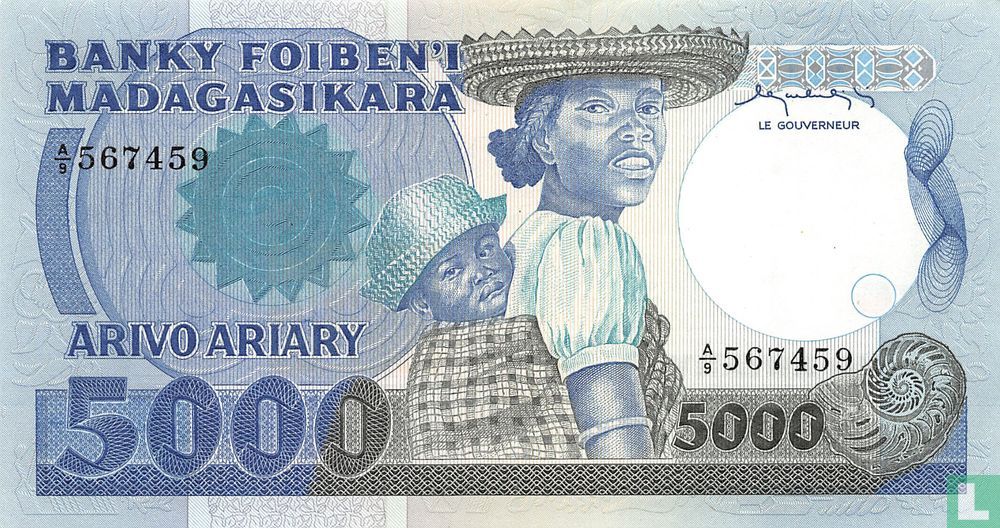 Madagaskar 5000 Francs