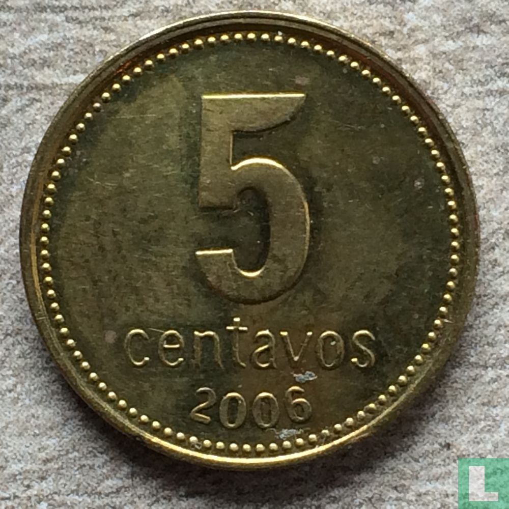Argentinië 5 centavos 2006