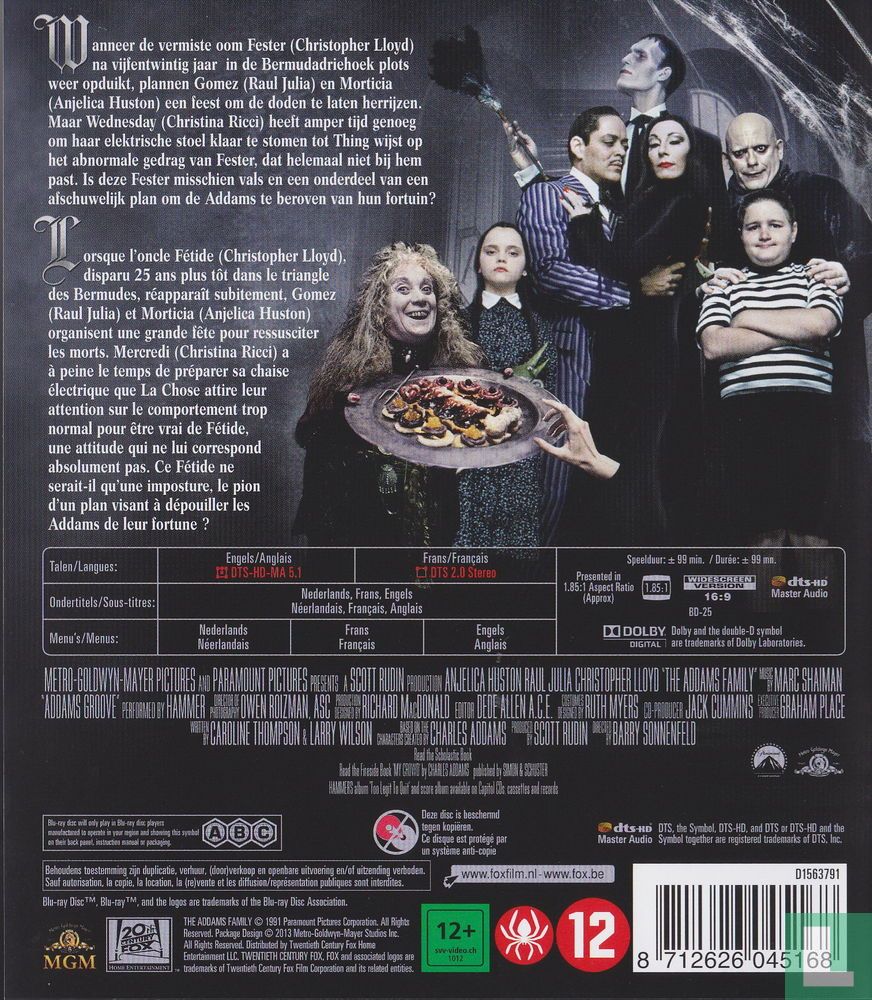 FILMS] La Famille Addams (The Addams Family) : Barry Sonnenfeld