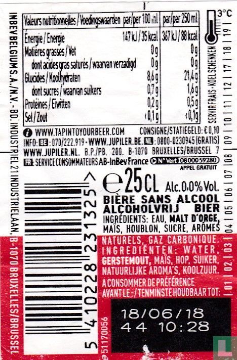 Jupiler 0,0%