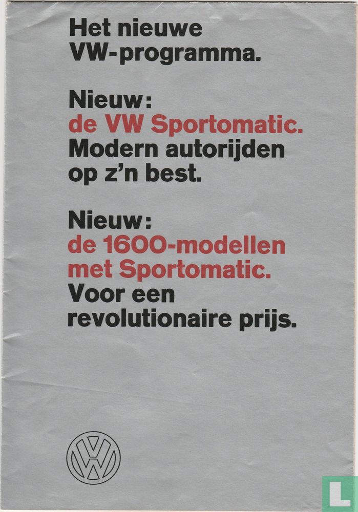 Het Nieuwe VW-programma