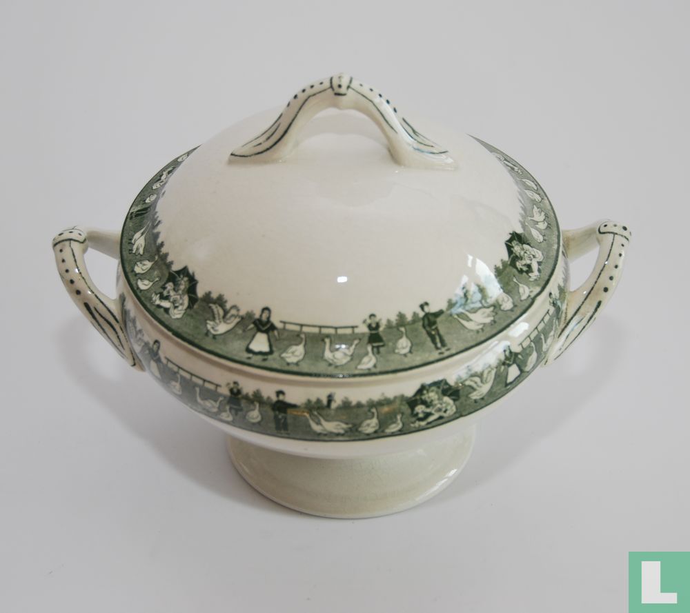 Petrus Ragout Terrine groot - Gans - Petrus Regout (1900) - Petrus Regout, Maastricht ...