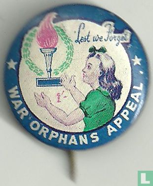 War Orphans Appeal - Lest we Forget
