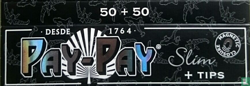 Pay-Pay Black king size slim + Tips
