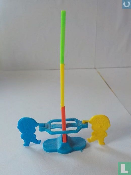 Garçons avec échelle