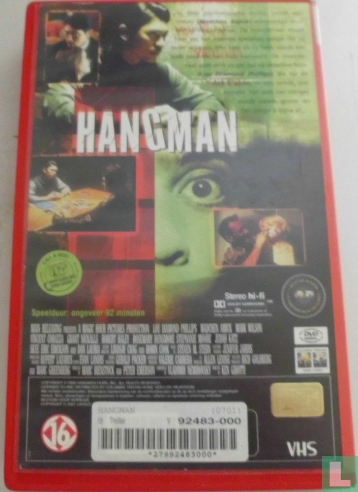 Hangman (LIKE NEW DVD) Mädchen Amick, Lou Diamond Phillips, Stephanie Moore