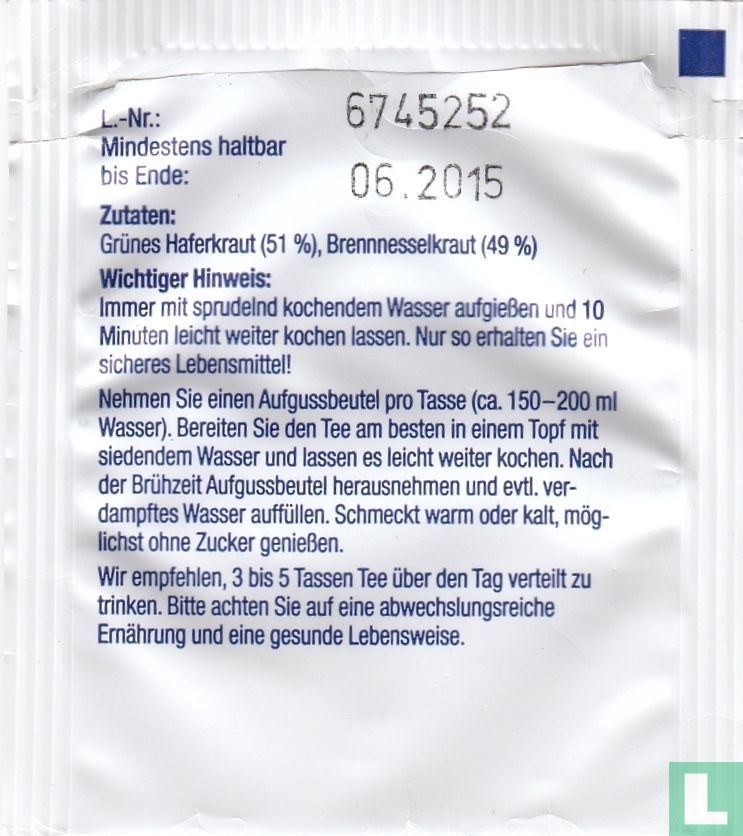 Grüner Hafertee