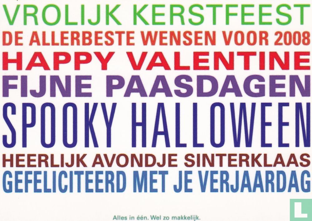 W090010 - "Vrolijk Kerstfeest...."
