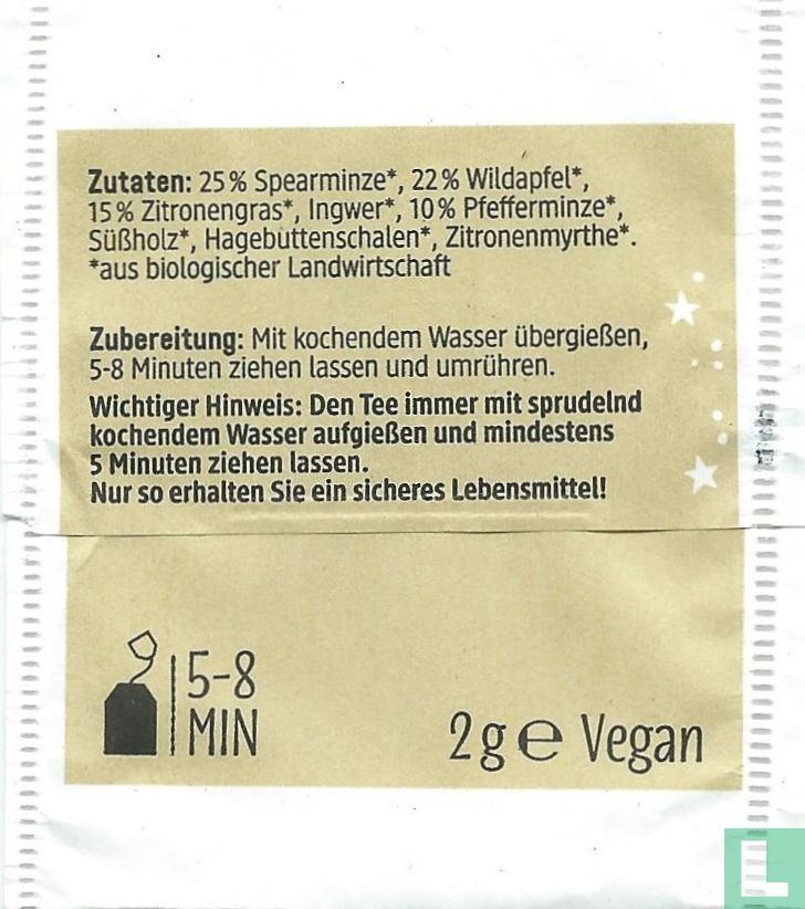 14 Apfel, Minze & Zitronengras Tee
