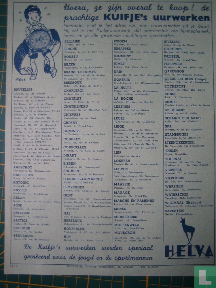 Kuifje Bons