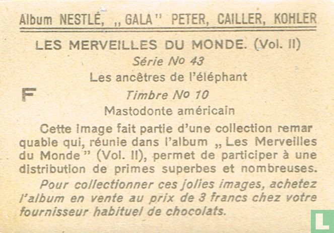 Mastodonte américain