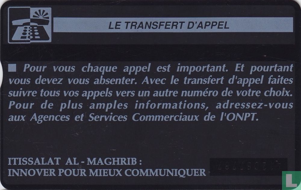 Le transfert d'appel