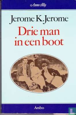 Drie man in een boot