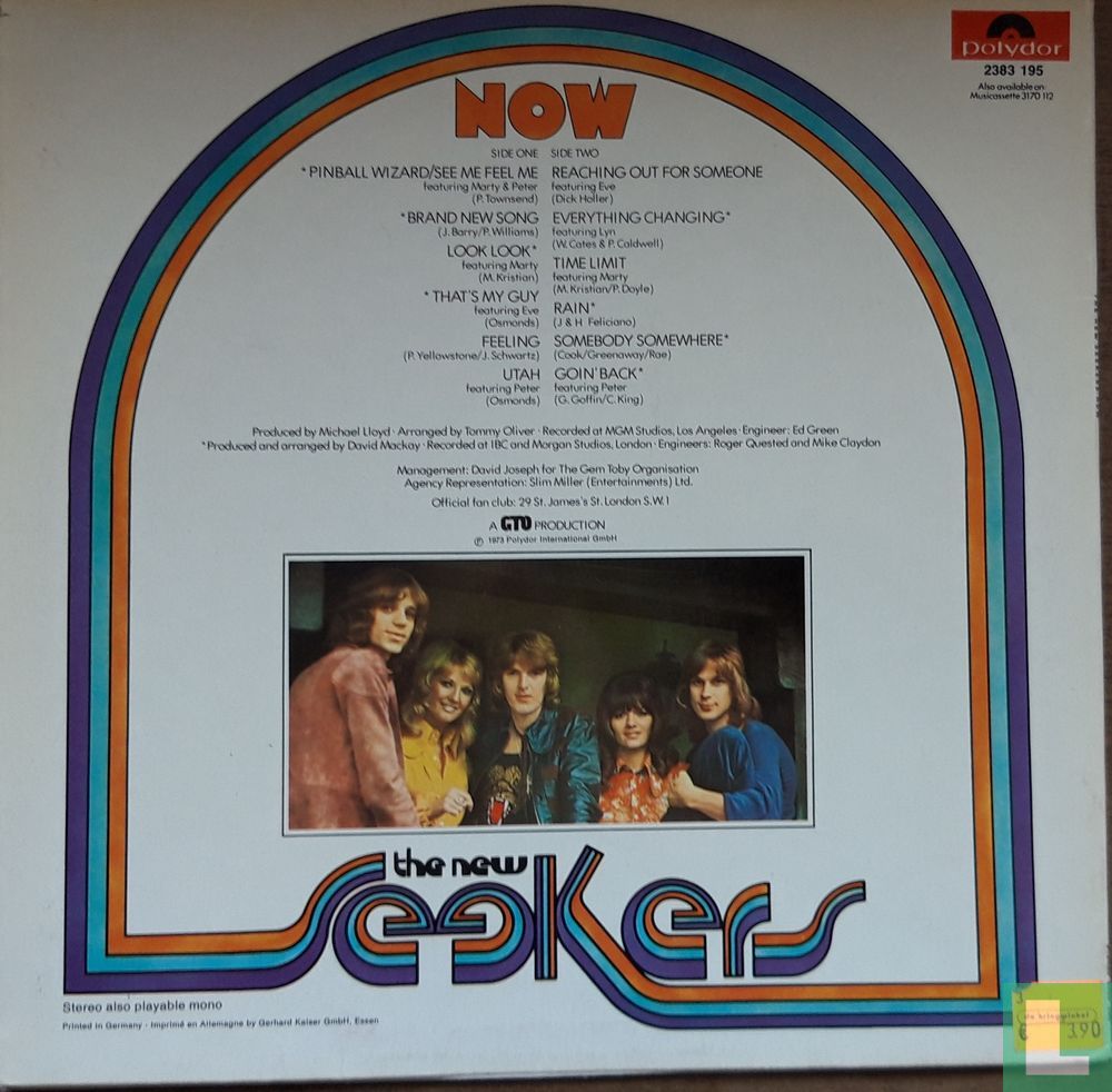 The New Seekers Now