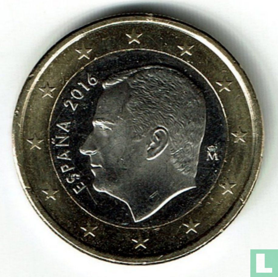 Spanien 1 Euro 2016