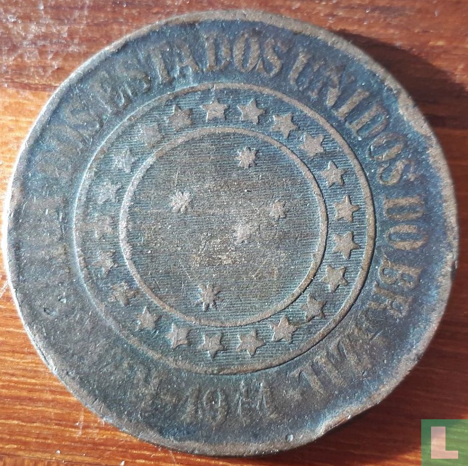 Brasilien 40 Réis 1911