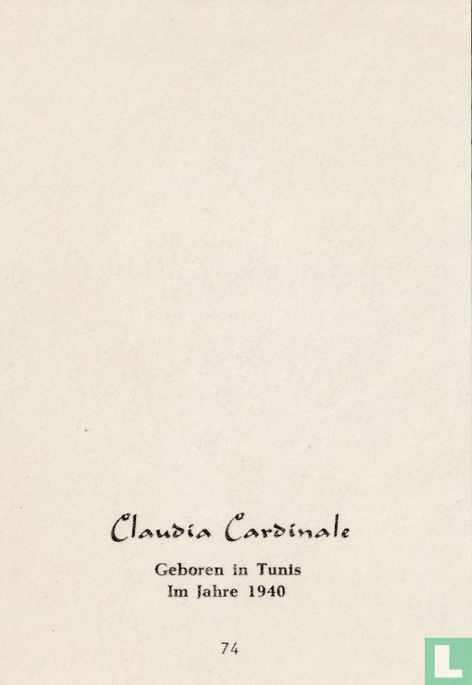 Claudia Cardinale