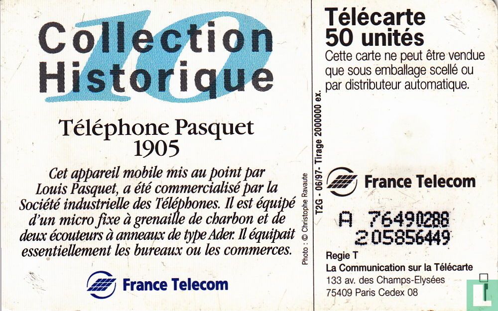 Téléphone Pasquet