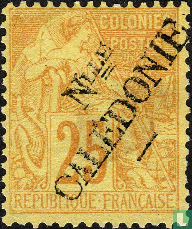 Allegory, overprinted