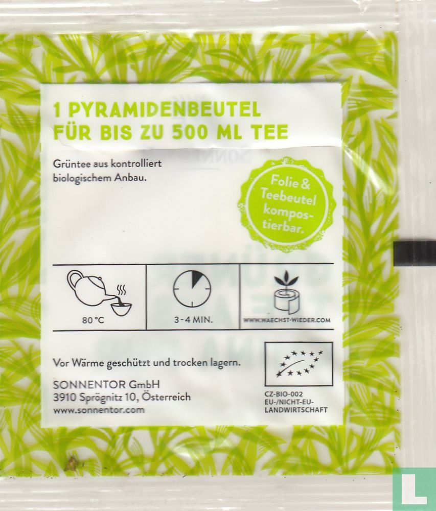Gruner Tee Aus China Pur