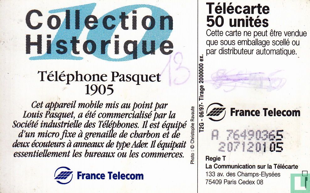 Téléphone Pasquet